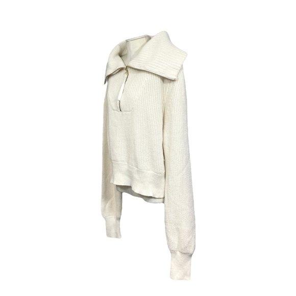 Varley Sweaters - Varley Mentone Knit Sweater VAR00615 Cream Women's Large Pre-owned